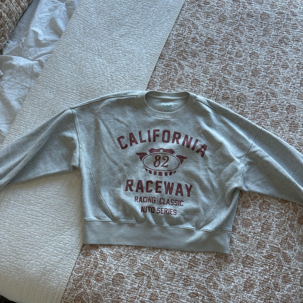 ABERCROMBIE & FITCH VINTAGE CALIFORNIA RACING SWEATSHIRT
